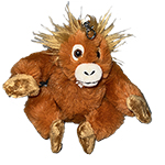 RE-PETS BAG CHARM ORANGUTAN